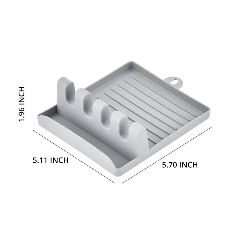 Hot Sales 1 Pcspatula Rack Pot Lid Rack Shelves Counter Top Shovel Spoon Shelf Soup Spoon Pad Put Soup Spoon Chopsticks Holder
